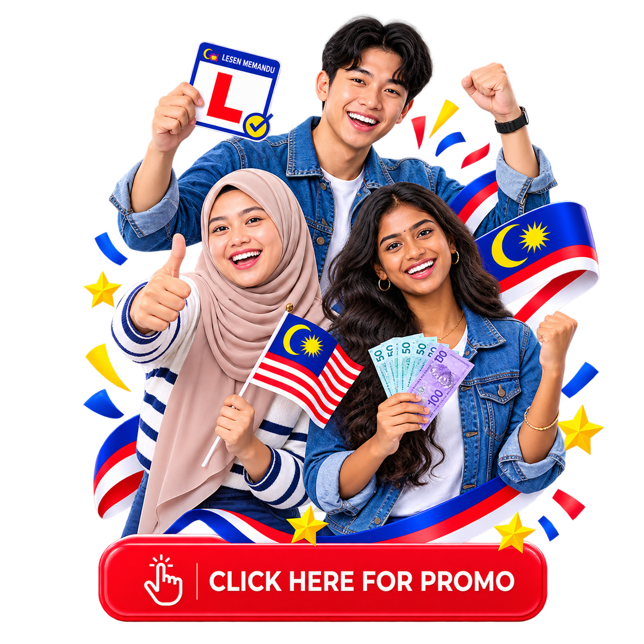 merdeka promo website upload with button
